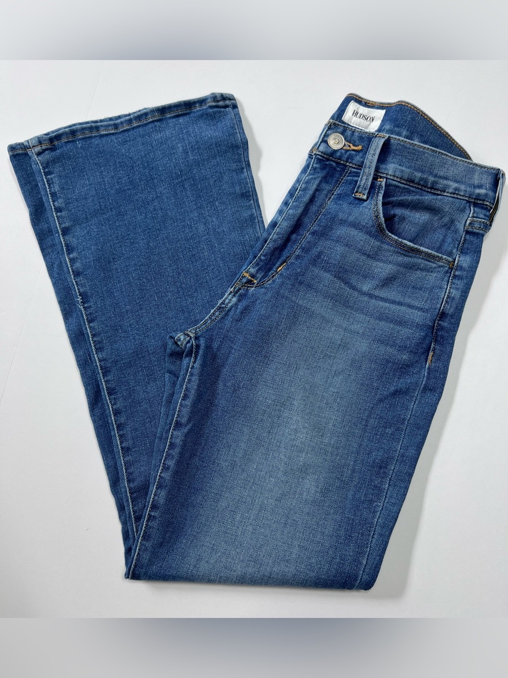 Hudson Blair Flare Jeans Size 27 Mid Rise Medium Wash Bootcut Flared Denim